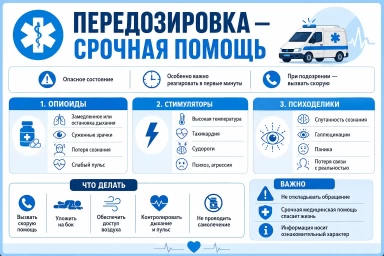 Помощь при передозировке в Коломне