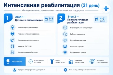 Реабилитация за 21 день в Коломне
